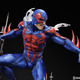 A Spider-Man 2099 statue from Sideshow.